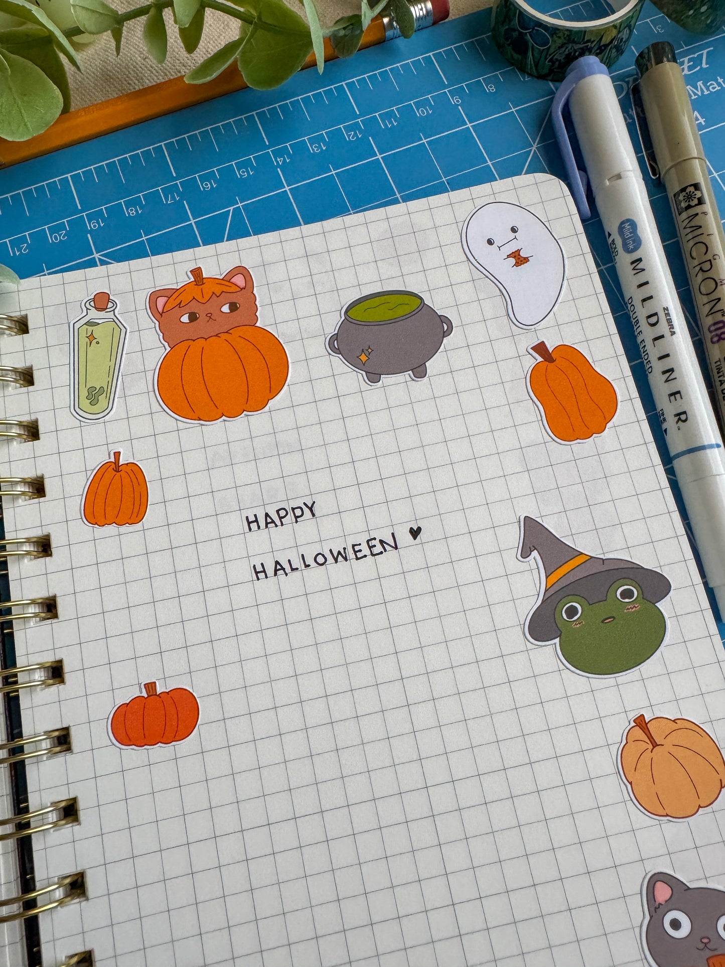 Spooky Pals Sticker Sheet