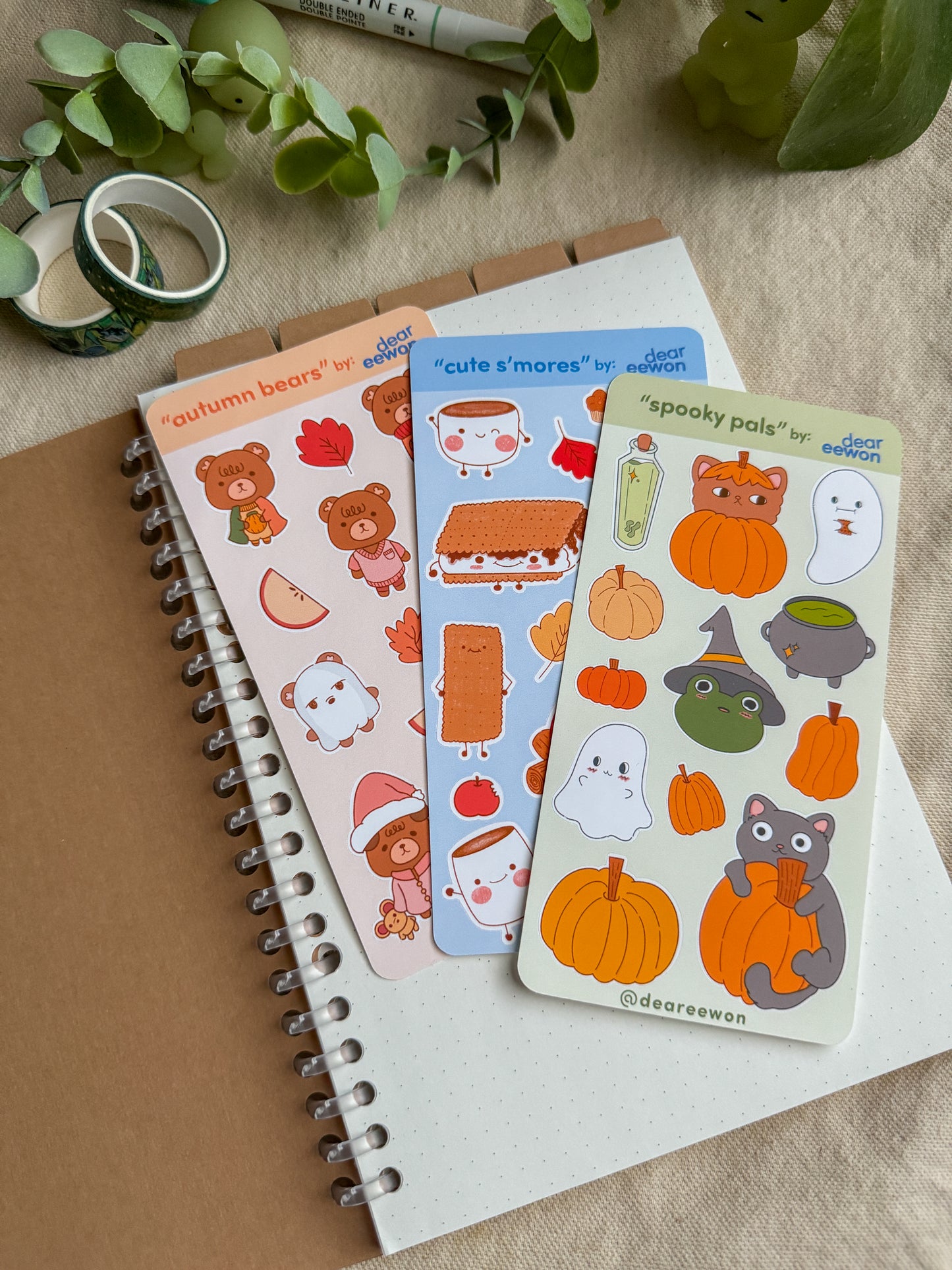 Fall 2024 Sticker Sheets Bundle