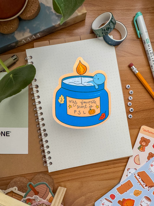 PSL Candle Sticker